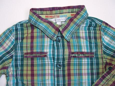 P500 košile s roll up rukávy vel. 80, rocha.little.rocha,80