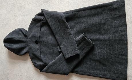 Dívčí kabát, kabátek, šedý, jako nový, vel.134/140, 134