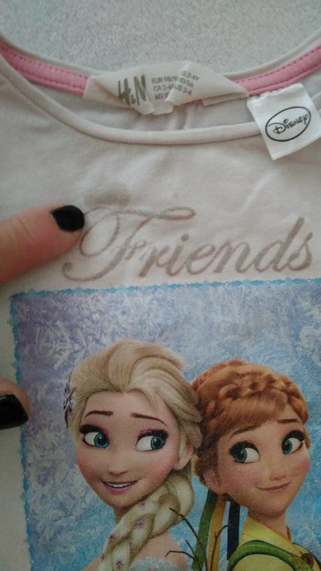 Trika frozen vel. 98-104, h&m,98