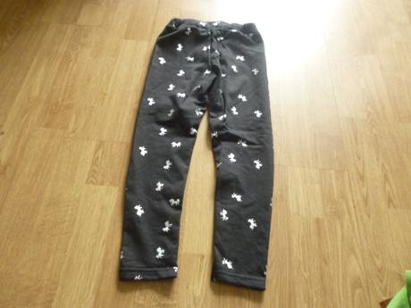 Vyteplené legíny jednorožec 6-7, primark,122