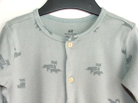 W46 overal z organické bavlny vel. 74, h&m,74