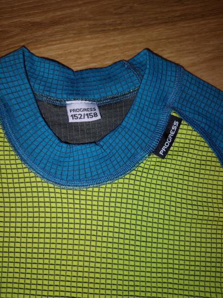 Dětské funkční triko s dlouhým rukávem progress, 152