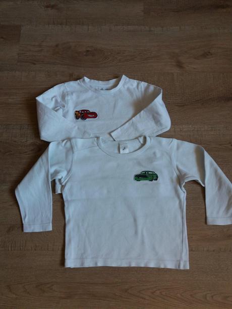 2x značkové tričko s motivem "cars" vel. 98/104, palomino,98