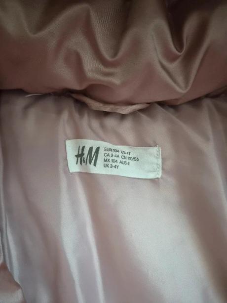 Zimní bunda h&m, vel. 104, h&m,104