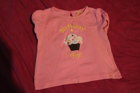 Dívčí tričko dortík, mufínek vel. 80 - 86, gymboree,80