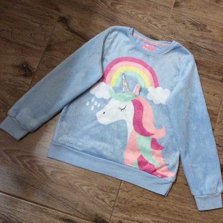 Chlupatková mikina s jednorožcem, tu,140