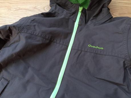 Zeleno-hnědá outdoor bunda, zn.quechua, vel.5-6let, quechua,116