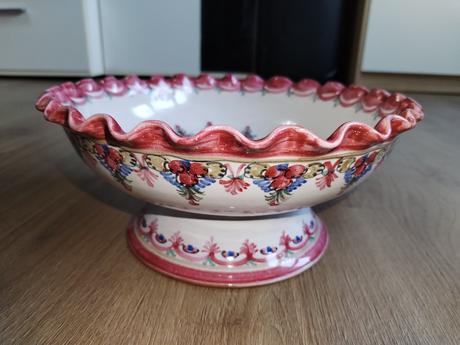 Originální zdobená keramická mísa, 