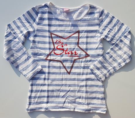 G332 dívčí triko s dlouhým rukávem star vel. 116, dopodopo,116
