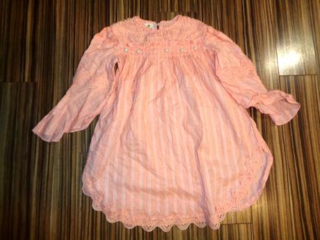 Nádherné lososové šaty, kids,122