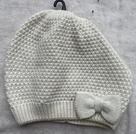 Čepice  mašličkou hm 8-12 let, h&m,152