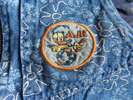 Šatičky riflové s kačerem, 98