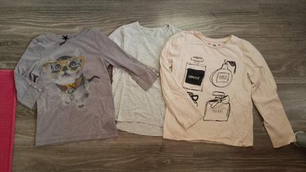 Tři trika vel.122, 122