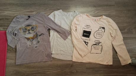 Tři trika vel.122, 122