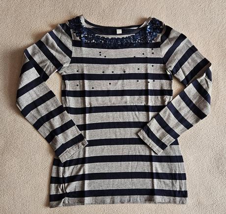 Dívčí mix triček (3x dlouhý a 2x krátký), 134/140, 140–152