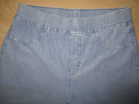 Široké elast.rifle, h&m,152