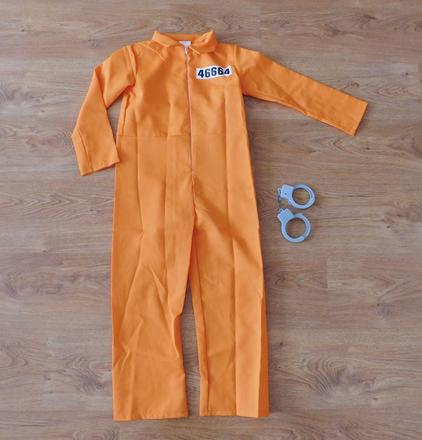 Dětský kostým vězeň vel.122/134, 