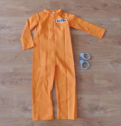 Dětský kostým vězeň vel.122/134,