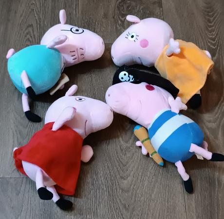 4x plyšák z prasátka pepy, 