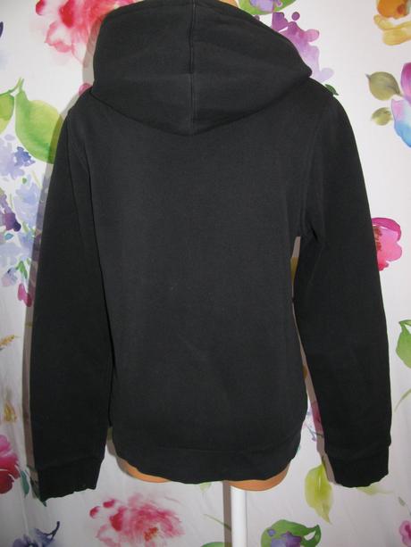 Dámská černá tepláková mikina s kapucí burberry, burberry,xl
