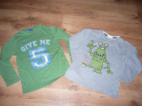 Trička s dlouhým rukávem, vel. 110, dopodopo,110