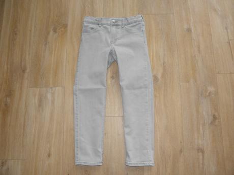 Šedé chlapecké rifle / džíny zn. h&m vel.134, h&m,134
