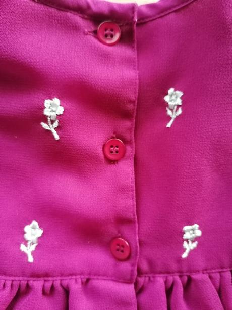 Vínově červené šatičky vel. 62, adams,62