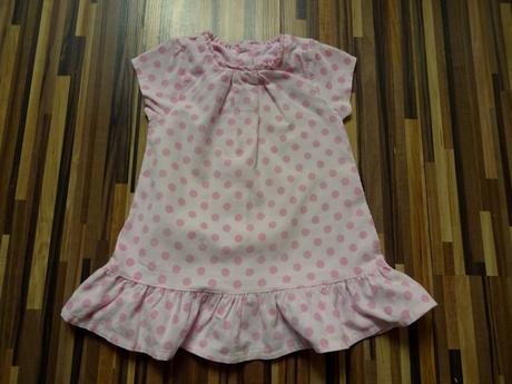 Šaty manšestrové puntíky, 86