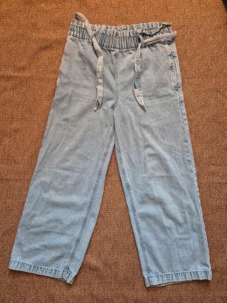 Široké džíny se zavazovačkou destination vel 164, 164