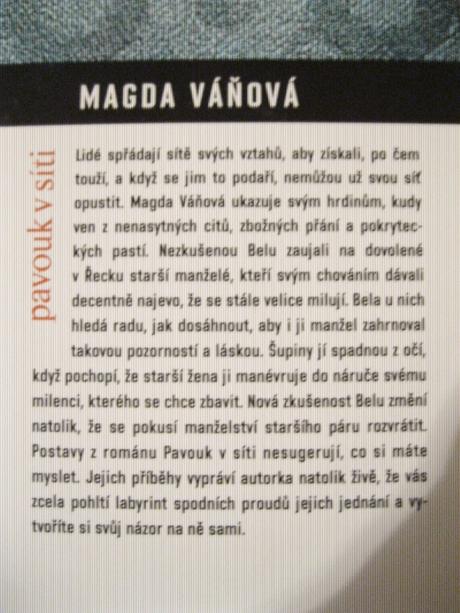 Kniha pavouk v síti, 