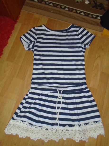 Šaty proužek námořník vel s-l, l / m / s