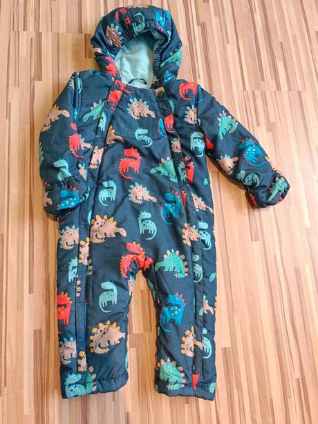 Zimní kombinéza s dinosaury 92, marks & spencer,92