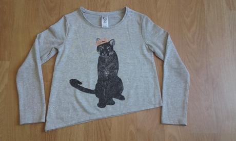 Asymetrický trblietavý top šelma, c&a,134