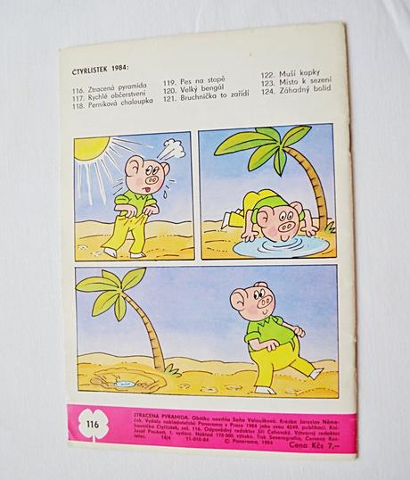 Dětský časopis čtyřlístek 116/ ztracená pyramida, 