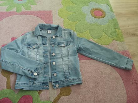 Dzinova bunda vel. 146, h&m,146