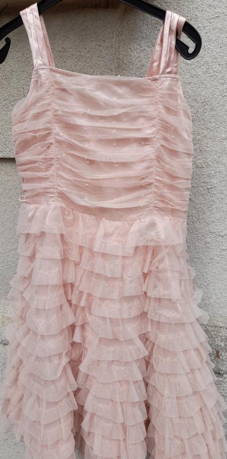 Růžové šaty next 14 let, next,164