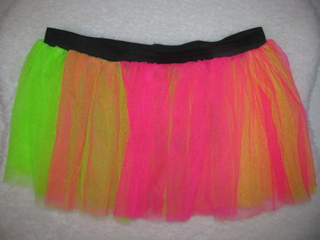Kostým - tylová, barevná sukně, 