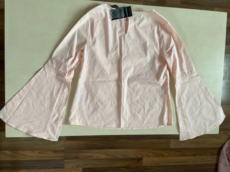 Nová meruňková halenka s rozšíř. rukávem, vel xs, new look,xs