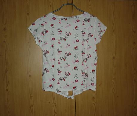 Bílé dámské tričko se vzorem takko fashion, takko,s