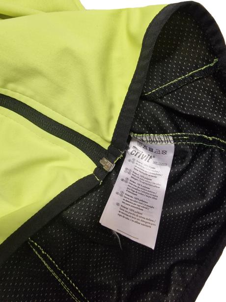 Žlutá sportovní lehká bunda / vesta, vel. 14y, crivit,164