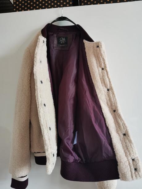 Bunda dámská bunda beránek vel. l, c&a,l