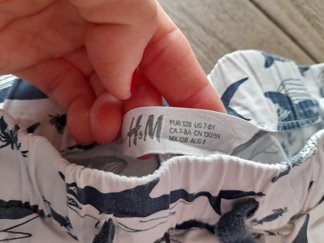 Chlapecké plátěné kraťasy zn. hm, vel. 128, h&m,128