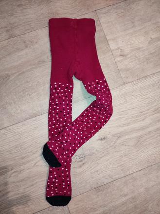 Teplé štrample, punčocháče vel. 98/104, 98