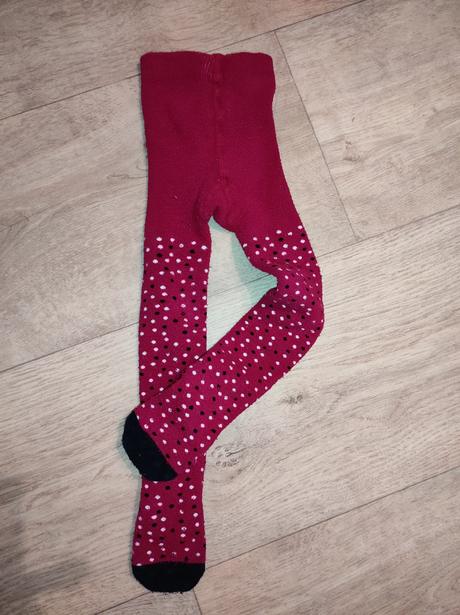 Teplé štrample, punčocháče vel. 98/104, 98