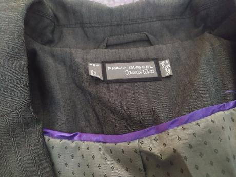 Šedé sako, philip russel,l