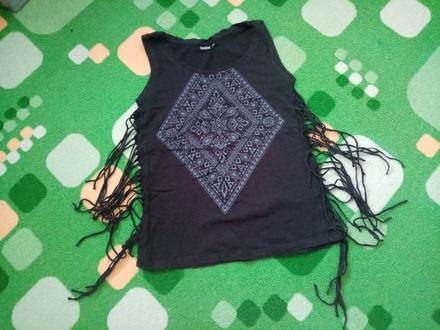 Dámské tílko s třásněmi 34, 34