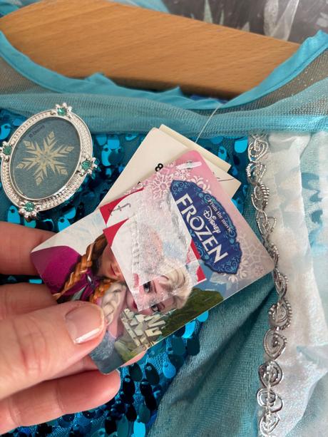 St1/ kostým šaty elza frozen - v.8/9 let,