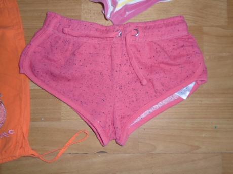 Kraťasy bermudy 3ks vel 128 7/8 let, 128