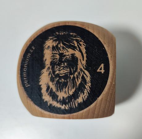 Dřevěná kostka 6cm, 