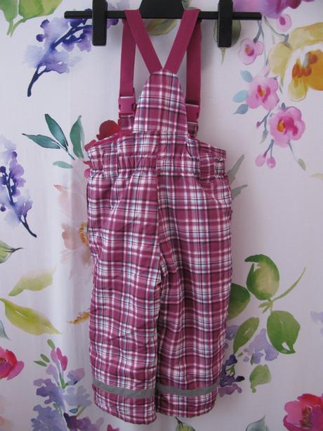 Krásné vínové kárované oteplováky topomini, topomini,92